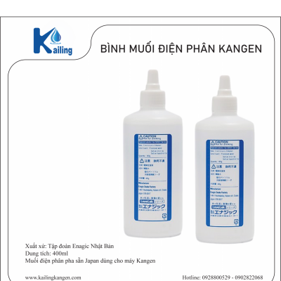 BÌNH MUỐI ĐIỆN PHÂN PHA SẴN 400ML